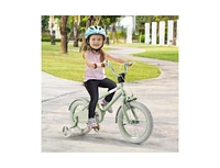 Hongge Kids Bike with Adjustable Handlebar and Saddle Green