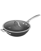 Calphalon Signature Nonstick 12" Flat-Bottom Wok with Cover