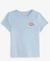 On 34th Women's Kiss Graphic T-Shirt, Exclusively at Macy's