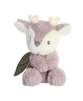 ebba Small Fawn Rattle Eco Eco-Friendly Baby Plush Toy Purple 6"