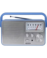 Jensen Mr-750BL Blue Portable Am/Fm Radio