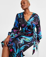 I.n.c. International Concepts Plus Ruffled Maxi Dress, Exclusively at Macy's