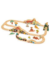 Mentari Toys Lost World Dinosaur Railway Set