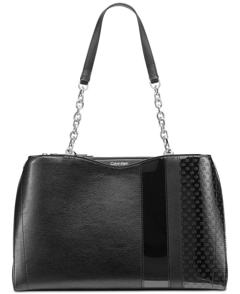 Calvin Klein Nova Chain-Handle Tote