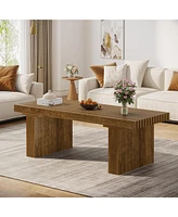 Tribesigns Rectangle Coffee Table: 47.24