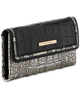 Brahmin Cordelia Chrome Azurine Leather Wallet