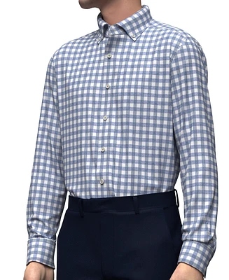 Scott Barber Men's Soft Performance Melange Gingham