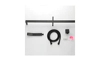 Slickblue Eco-Performance Handheld Shower: Matte Black Shower Head with 28-Inch Slide Bar and 59-Inch Hose