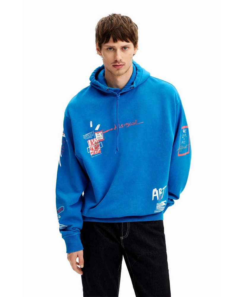 Desigual Men's Graffiti hoodie