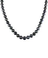 Macy's Cultured Tahitian Pearl (8-10mm) Strand 18" Necklace in 14k White Gold