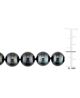 Macy's Cultured Tahitian Pearl (8-10mm) Strand 18" Necklace in 14k White Gold