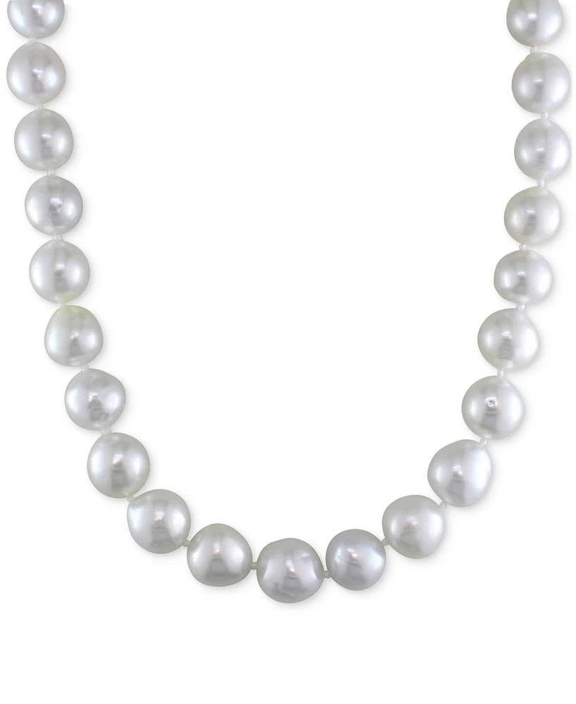 Cultured South Sea Pearl (10-12mm) Strand 18" Collar Necklace