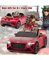 Hongge 12V Powered Car Kids Ride-on Racer Car Licensed Bentley Bacalar