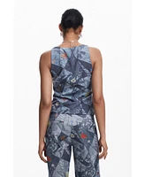 Desigual Women's Patchwork tank top