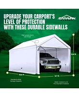 Caravan Canopy Domain 10' x 20' Straight Leg Canopy Tent Set, Sidewalls Only