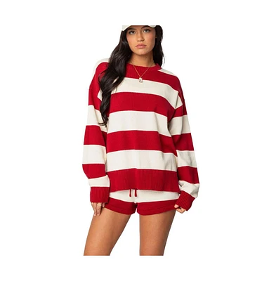 Edikted Women's Riley Oversized Knit Sweater