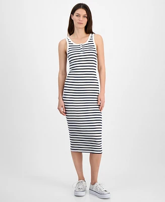 Tommy Jeans Women's Striped Tank Midi Dress