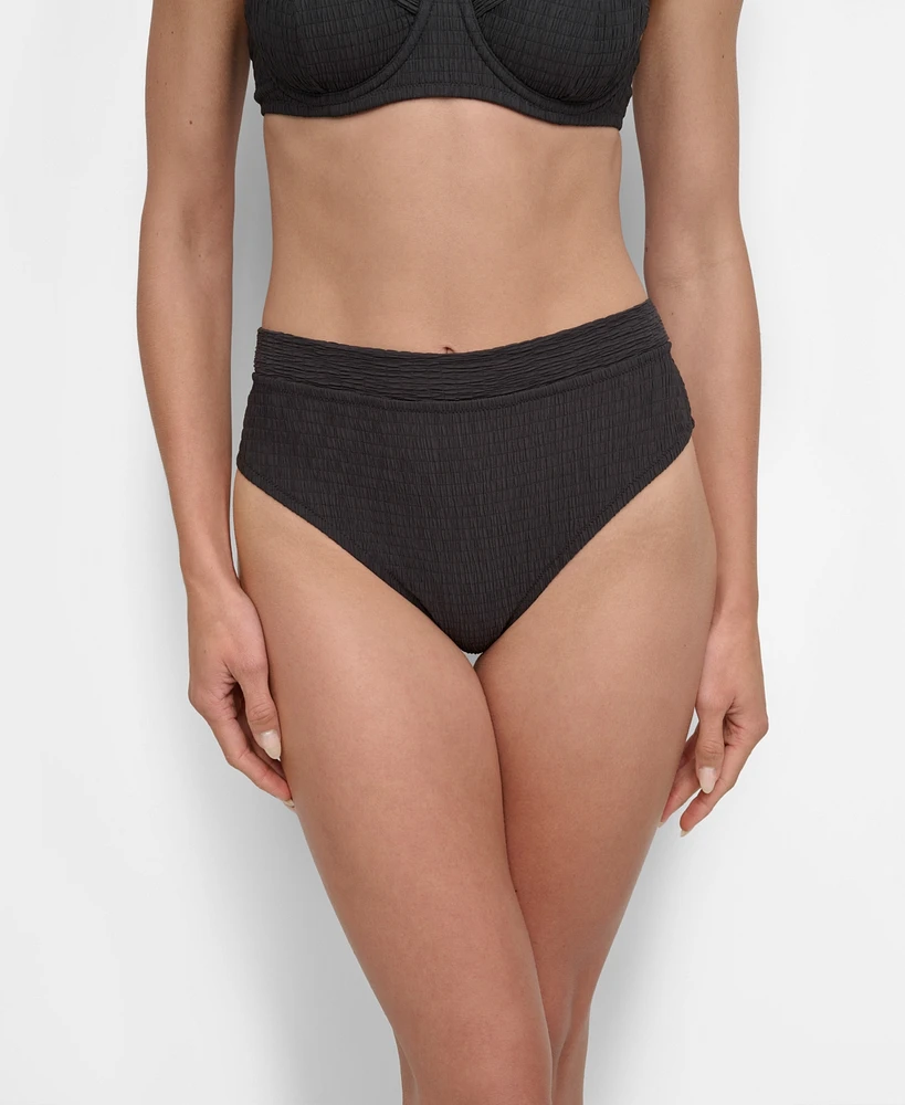 Dkny Women's High Waist Bikini Bottoms