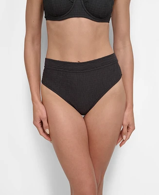 Dkny Women's High Waist Bikini Bottoms