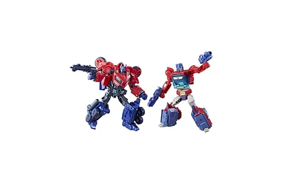 Transformers Evolution Pack Orion Pax and Optimus Prime Set Tribute