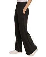 Calvin Klein Women's Brushed Rib Wide-Leg Pants