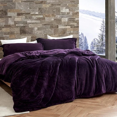 Coma Inducer Oversized Comforter Set - The Original Plush - Midnight Purple