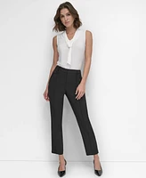 Dkny Women's Front-Seam Straight-Leg Pants