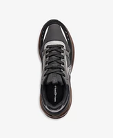 Karl Lagerfeld Paris Men's Side Head Profile Runner Sneaker