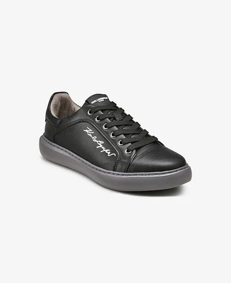 Karl Lagerfeld Paris Men's Embroidered Signature Logo Sneaker