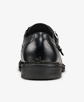 Karl Lagerfeld Paris Men's Double Buckle Monk Strap Wingtip Dress Shoes