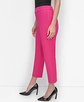 Dkny Women's Elastic-Back Pull-On Ankle Pants