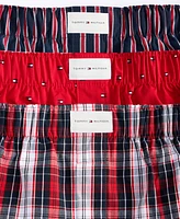 Tommy Hilfiger Men's 3-Pack Cotton Woven Boxers