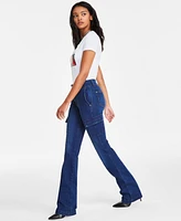 Guess Women's Cargo Mini Bootcut Jeans