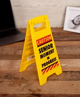 Boxer Gifts Senior Moment Gag Warning Sign