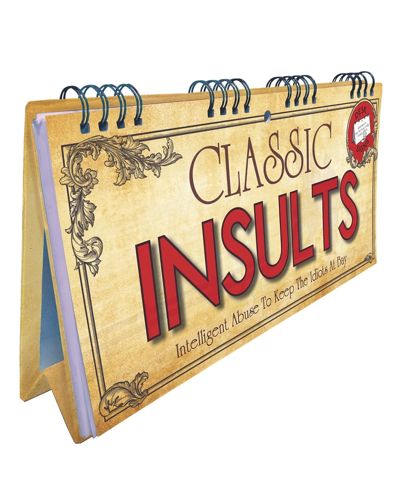 Boxer Gifts Classic Insults Flipbook