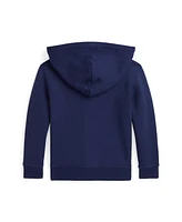 Polo Ralph Lauren Toddler and Little Boys Logo Fleece Full-Zip Hoodie Sweatshirt