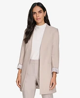 Calvin Klein Women's 3/4-Sleeve Open-Front Jacket