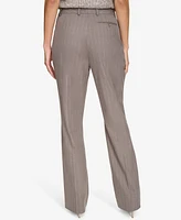Calvin Klein Women's Straight-Leg Pinstripe Pants