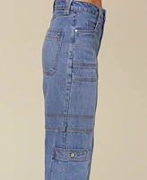 Avec Les Filles Women's Straight Leg Carpenter Jeans