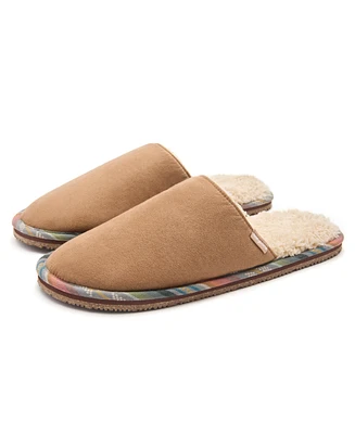 Feelgoodz Men's Solstice Mule Slipper Artisan Woven Indoor / Outdoor House Shoes