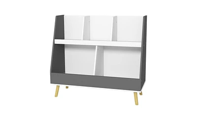 Slickblue Kids Bookcase Colorful and Functional Storage for Books, Toys, and Learning Materials