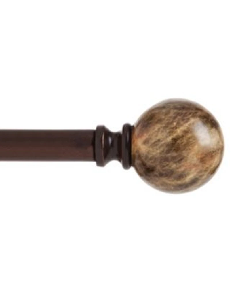 Kenney Marble Ball 3 4 Standard Decorative Window Curtain Rod