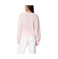 Edikted Women's Kyrah Oversized Knit Sweater - Light