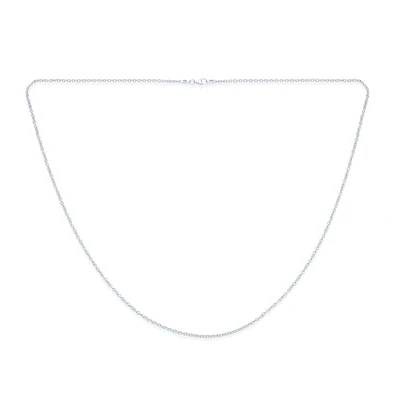 Bling Jewelry Sterling Silver Rolo Chain Necklace 60 Gauge Round Link Made Italy