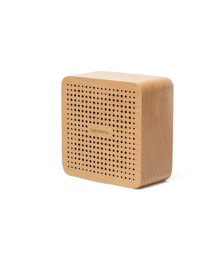 Decent Living Germany Beech Wooden Speaker Square Dot