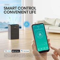 Morento Smart Hepa Air Purifier Up to 1290 Sq Ft with Pm 2.5 Display Air Quality Monitor
