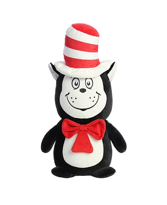 Aurora Large Squishy Cat In The Hat Dr. Seuss Whimsical Plush Toy Multicolor 20"