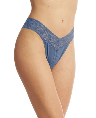 Hanky Panky Women's Supima Cotton Original Rise Thong