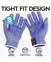 Cut Resistant Gloves Food Grade Level 5 Protection - Comfortable Safety Work