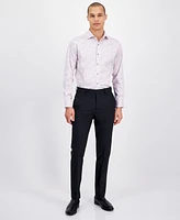 Bar Iii Men's Slim Fit Long Sleeve Button-Front Abstract Floral Print Shirt, Exclusively at Macy's